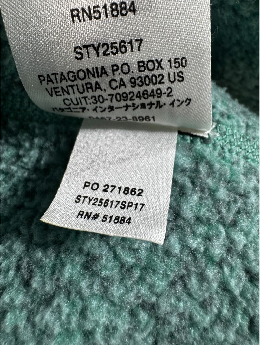 Patagonia Better Women's Sweater Size XSmall Green 1/4 Zip Pullover - Picture 8 of 8